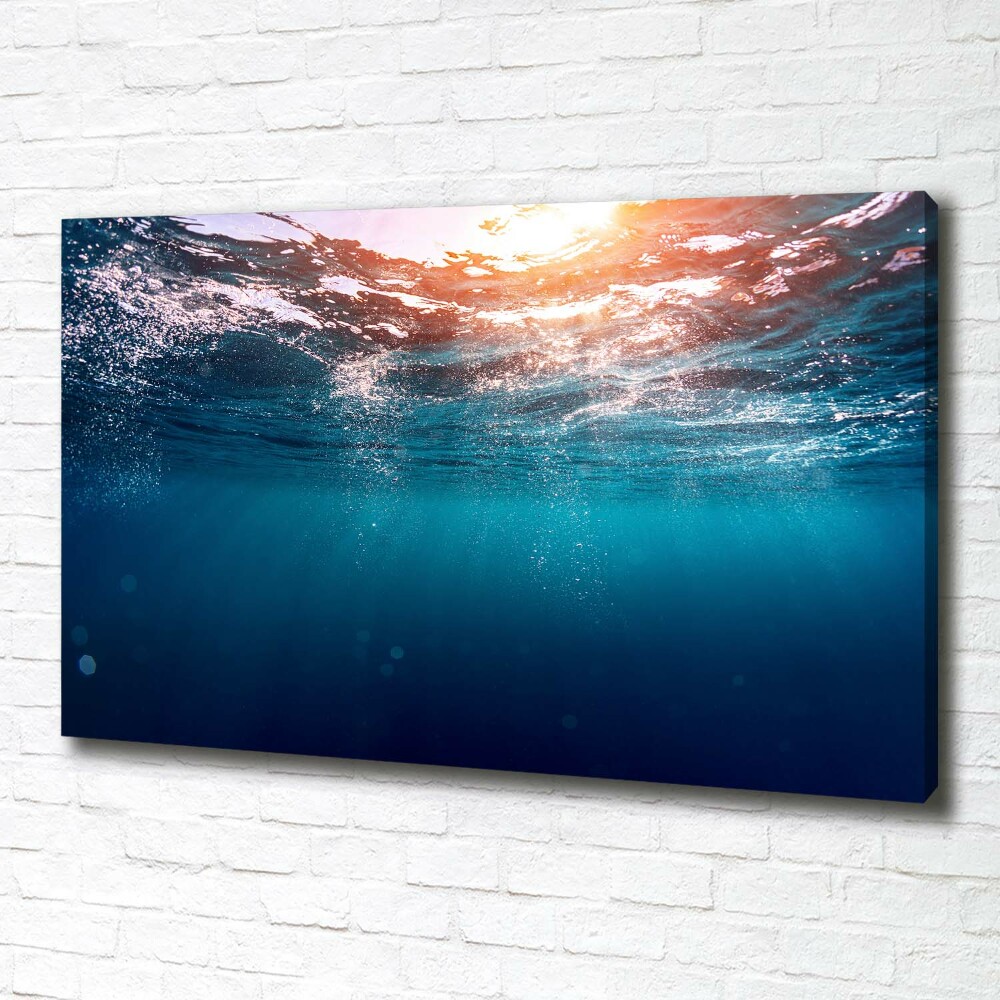 Canvas wall art Underwater world