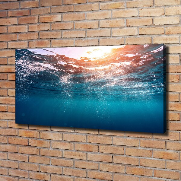 Canvas wall art Underwater world