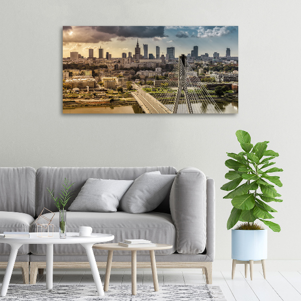 Canvas wall art Warsaw Poland