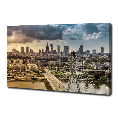 Canvas wall art Warsaw Poland