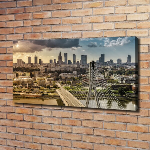 Canvas wall art Warsaw Poland