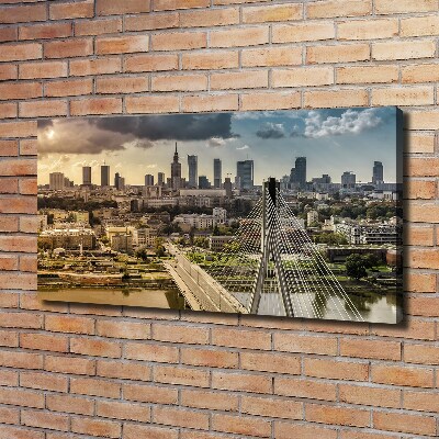 Canvas wall art Warsaw Poland