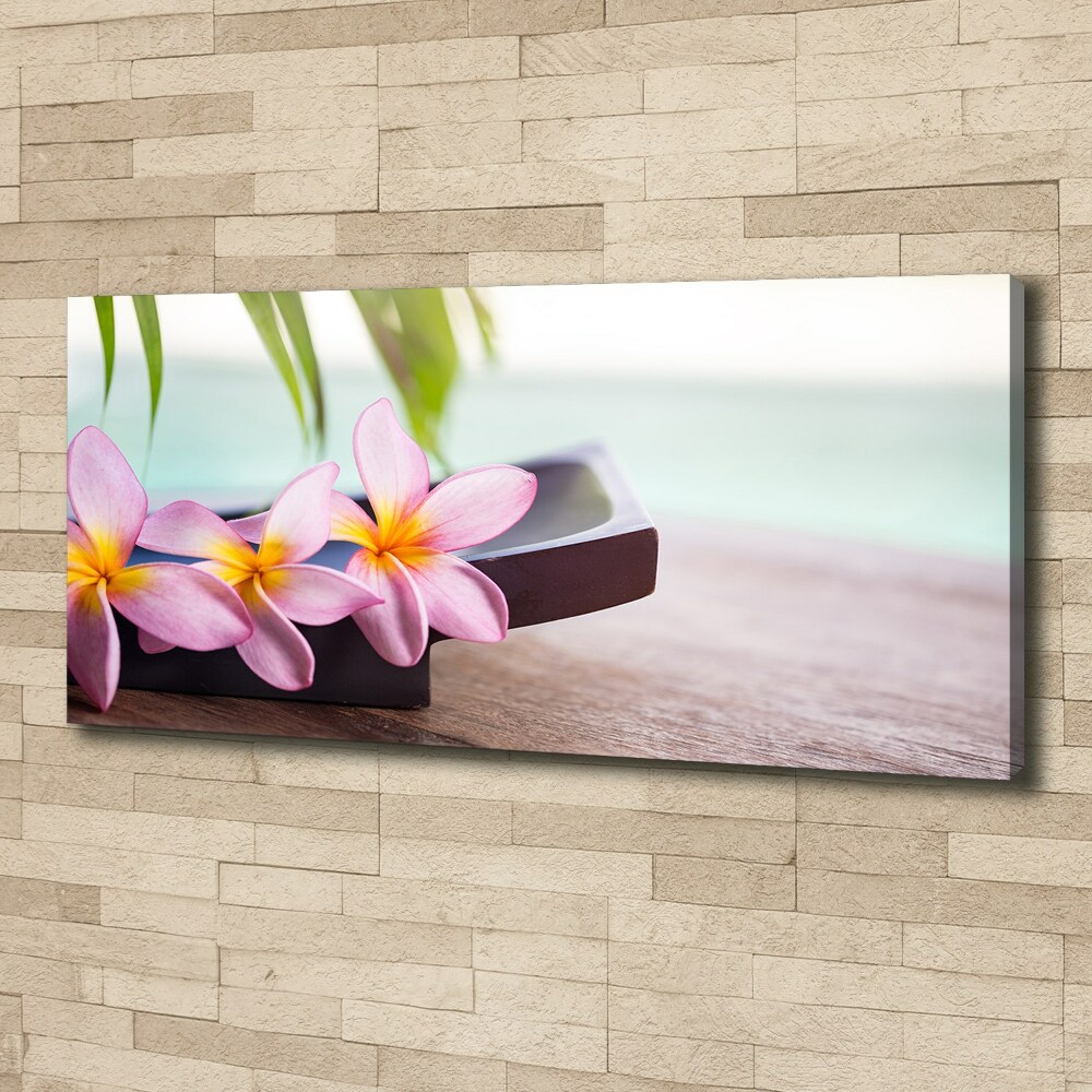 Canvas wall art Plumeria