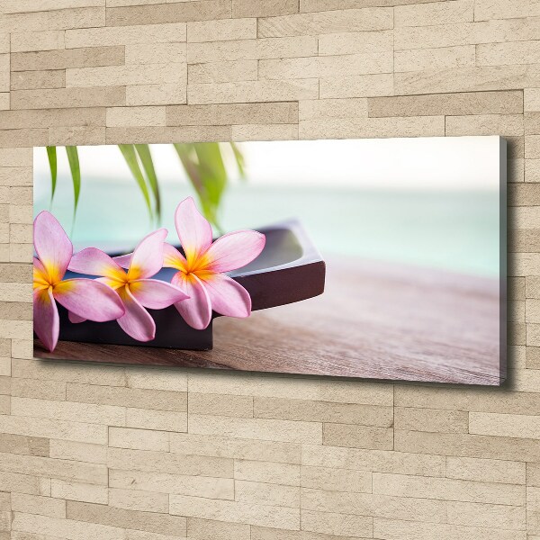 Canvas wall art Plumeria