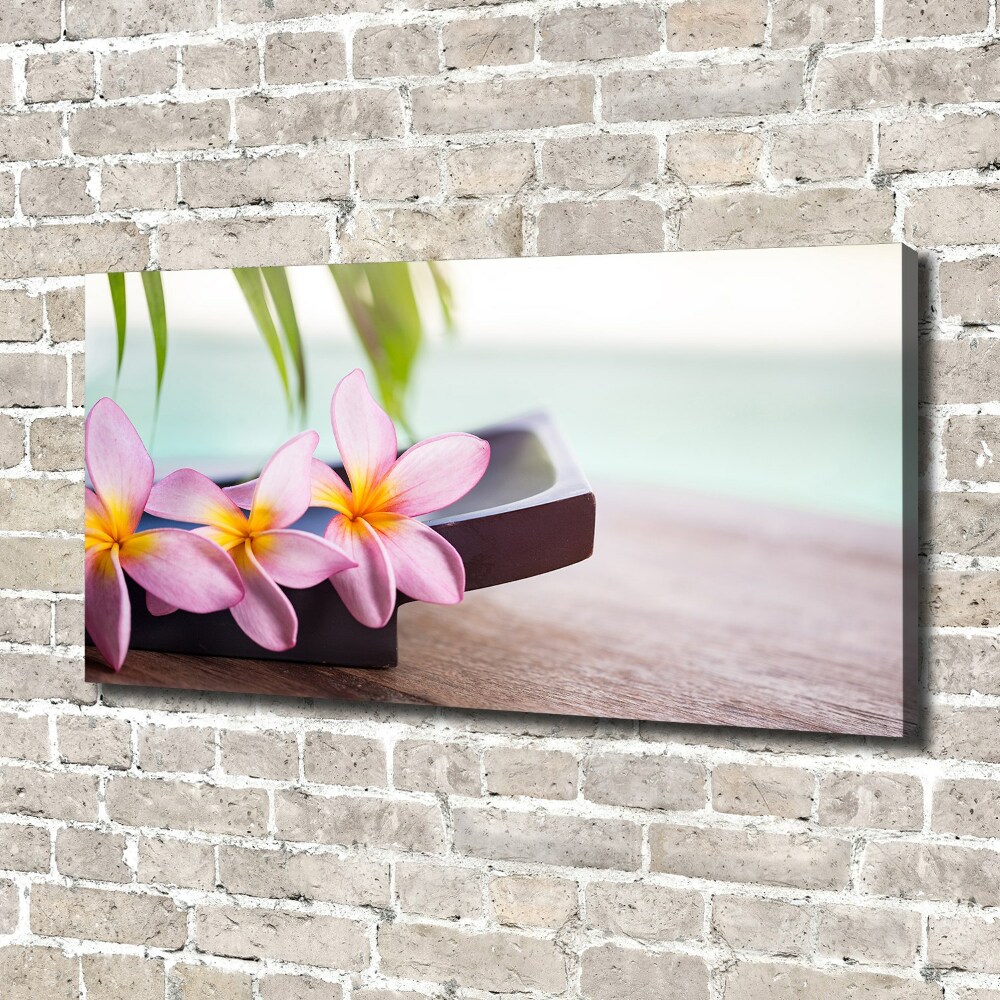 Canvas wall art Plumeria