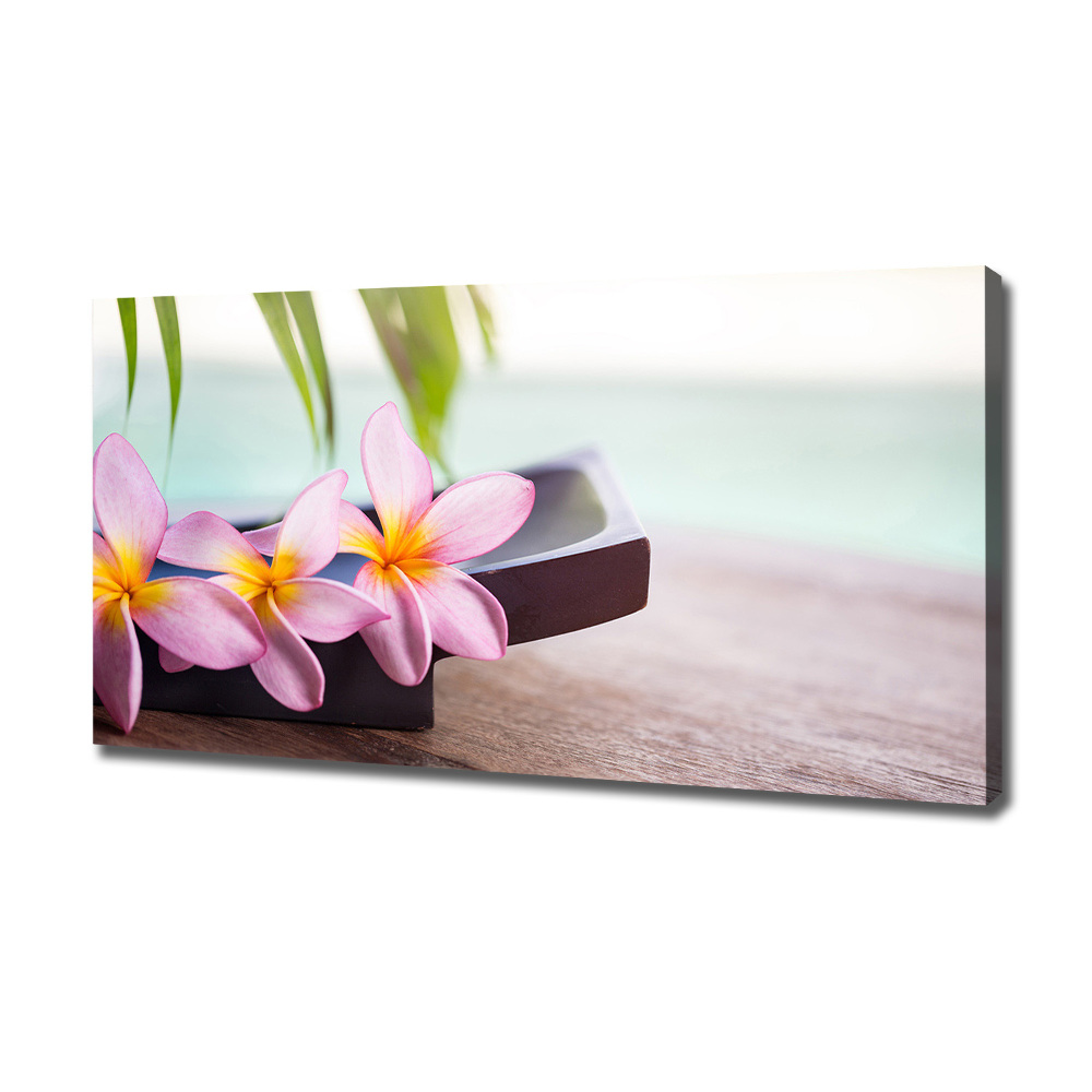 Canvas wall art Plumeria