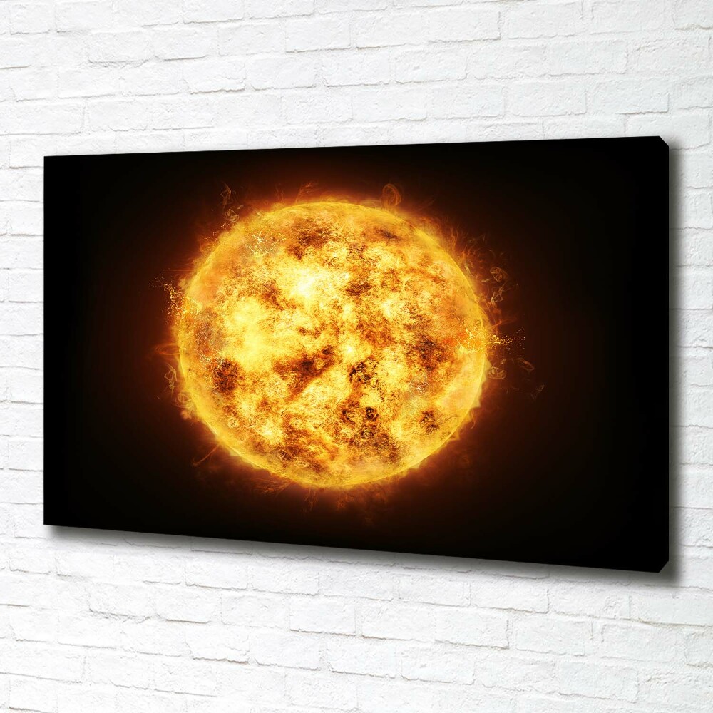 Canvas wall art Sun