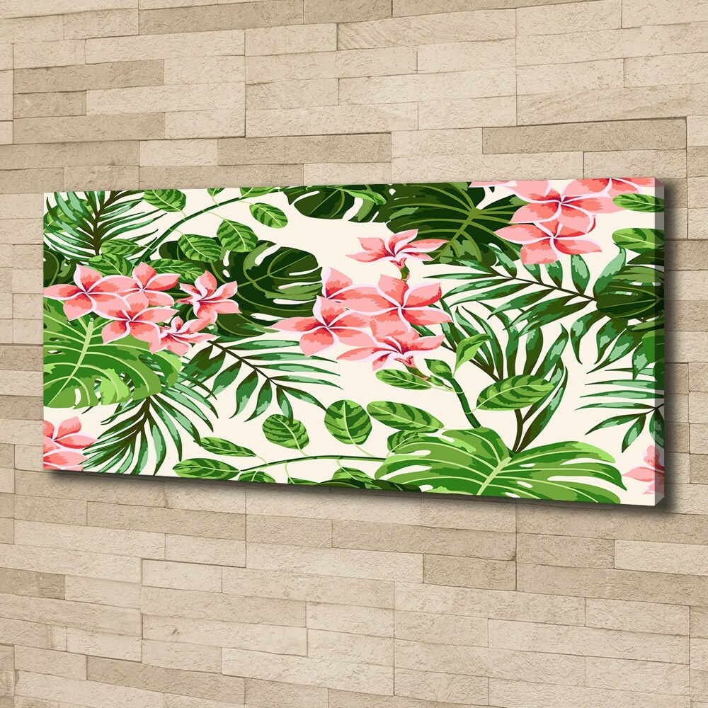 Canvas wall art Floral pattern