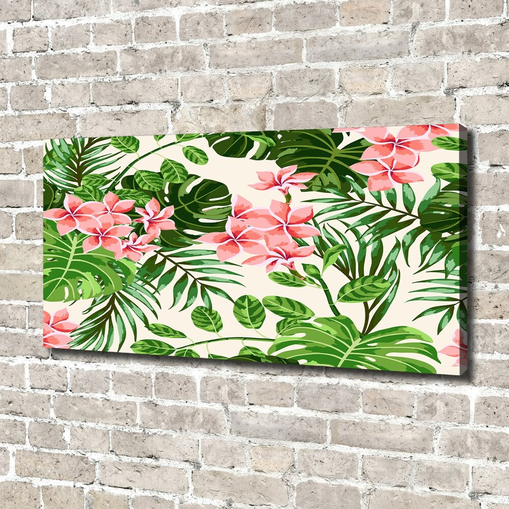 Canvas wall art Floral pattern