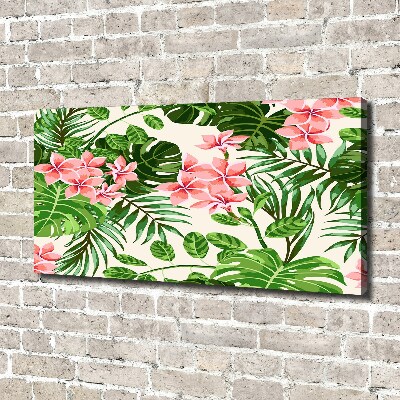 Canvas wall art Floral pattern