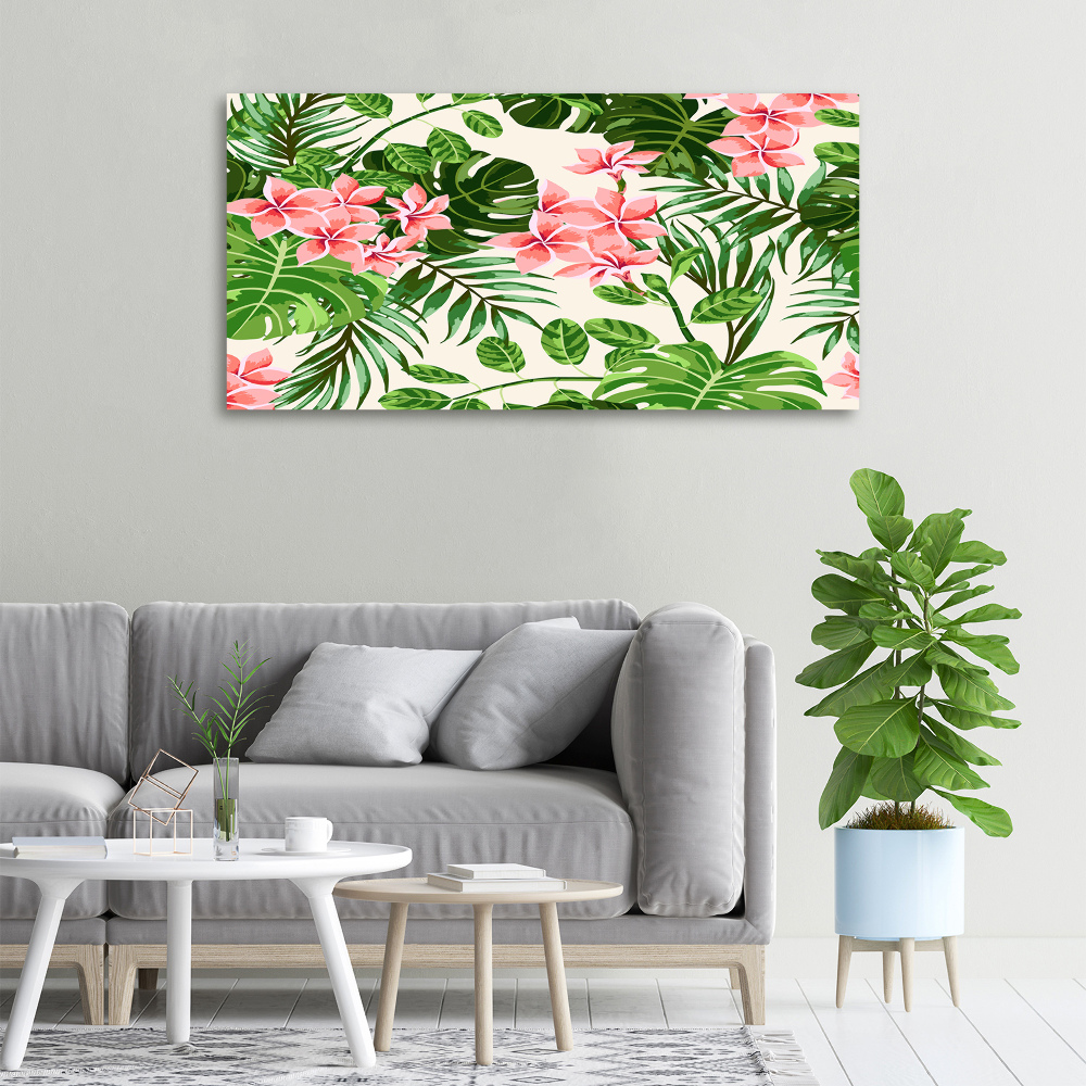 Canvas wall art Floral pattern