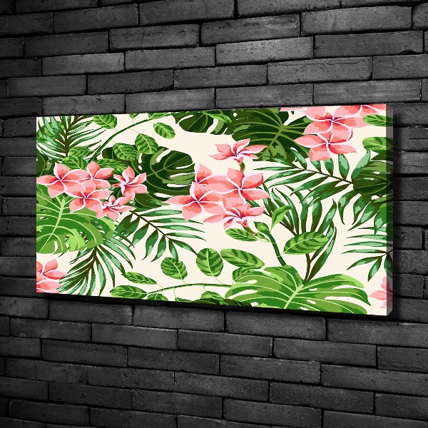 Canvas wall art Floral pattern