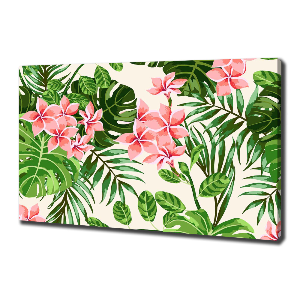 Canvas wall art Floral pattern