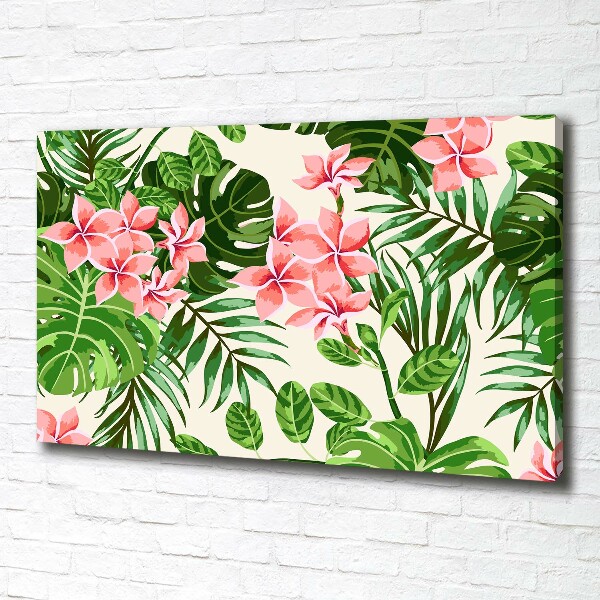 Canvas wall art Floral pattern