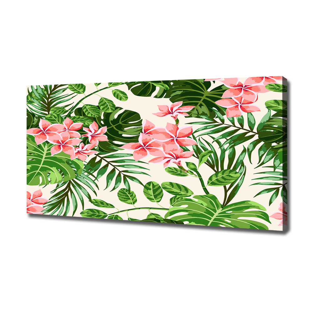 Canvas wall art Floral pattern