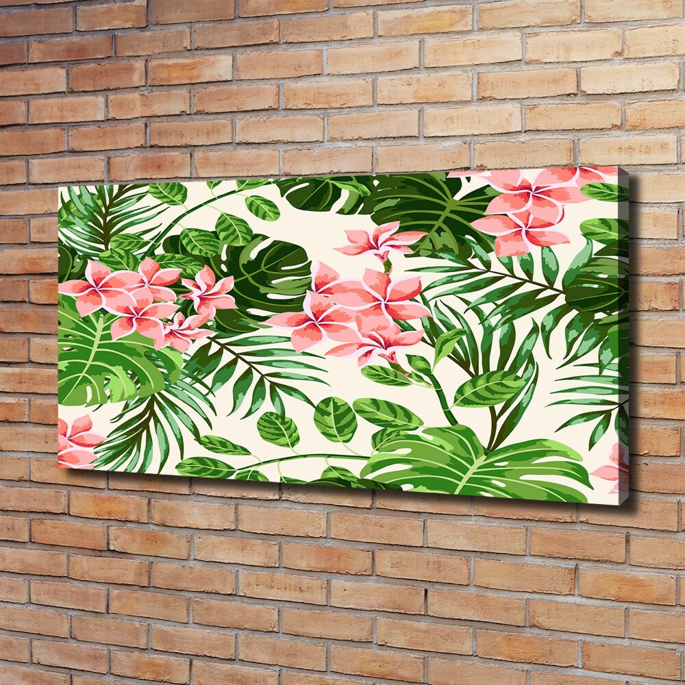 Canvas wall art Floral pattern