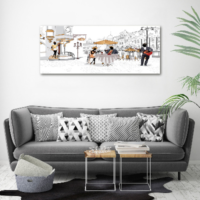 Canvas wall art Coffeehouse