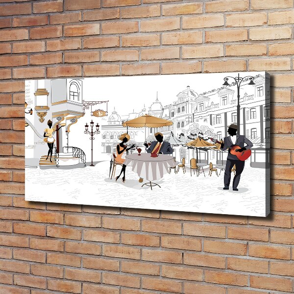 Canvas wall art Coffeehouse