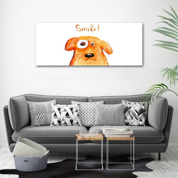 Canvas wall art Dog