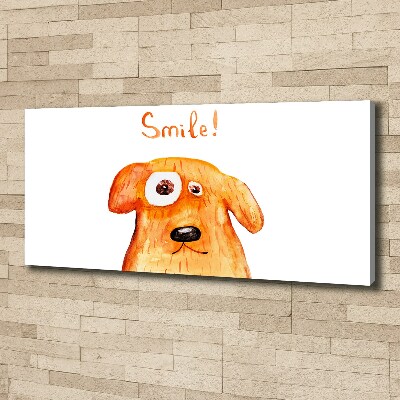 Canvas wall art Dog