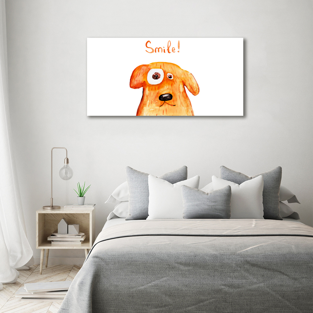 Canvas wall art Dog