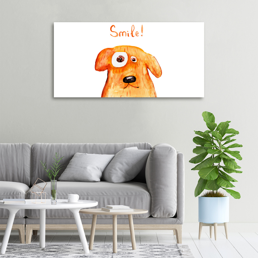 Canvas wall art Dog