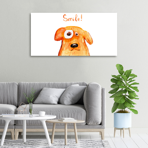 Canvas wall art Dog