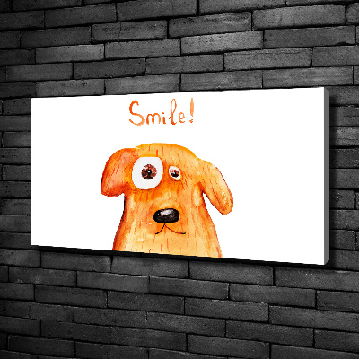 Canvas wall art Dog