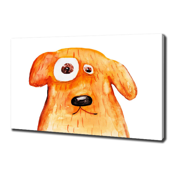 Canvas wall art Dog