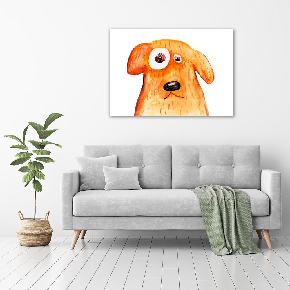 Canvas wall art Dog