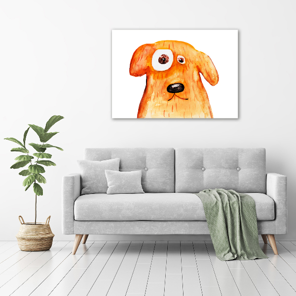 Canvas wall art Dog