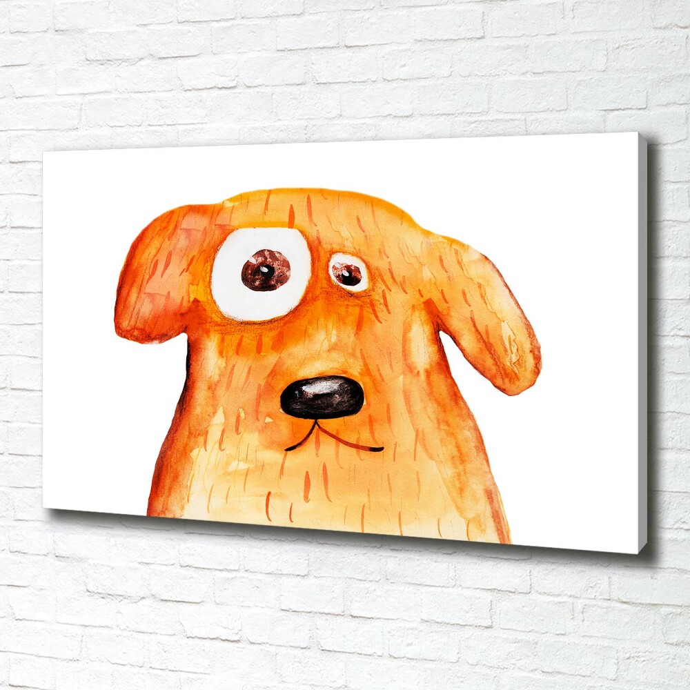 Canvas wall art Dog