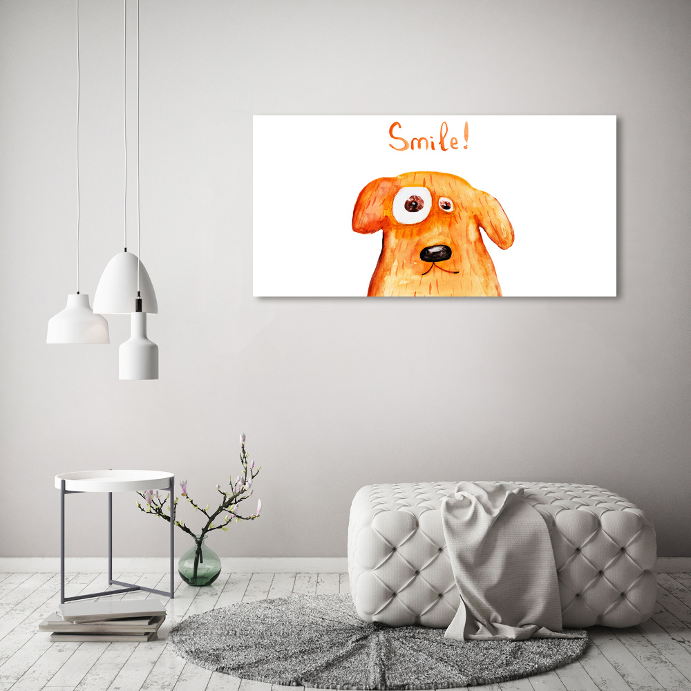 Canvas wall art Dog