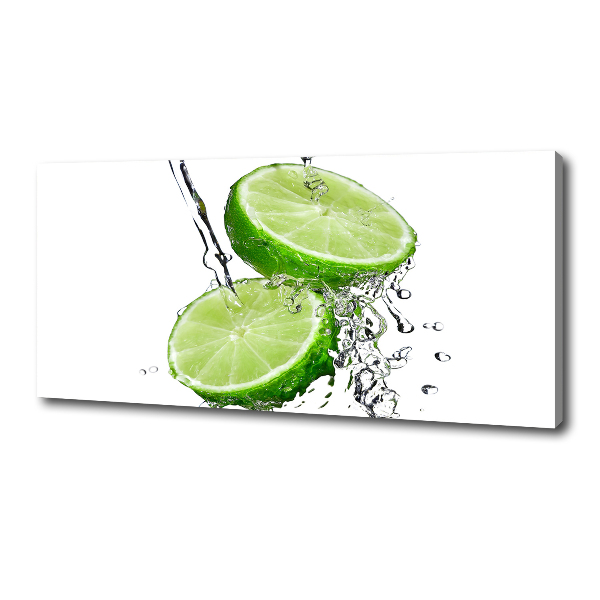 Canvas wall art Lime and water