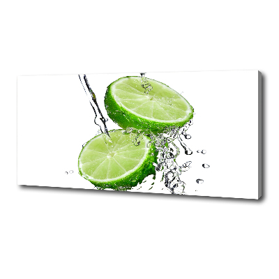 Canvas wall art Lime and water