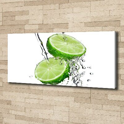 Canvas wall art Lime and water