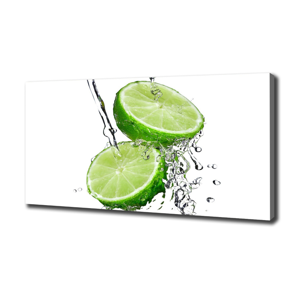 Canvas wall art Lime and water