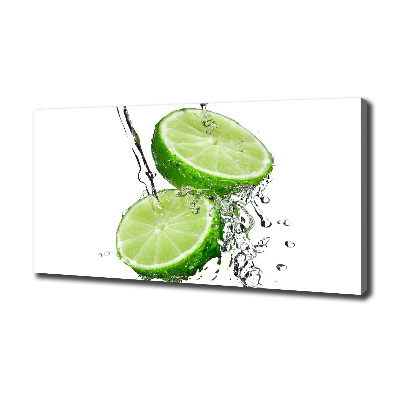 Canvas wall art Lime and water