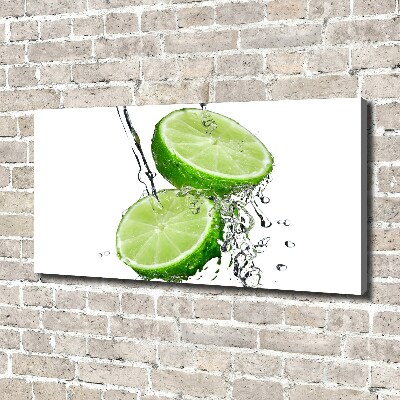 Canvas wall art Lime and water