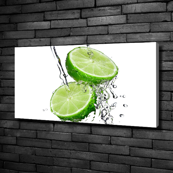 Canvas wall art Lime and water