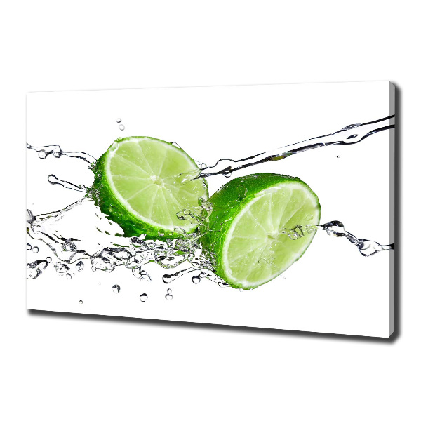 Canvas wall art Lime and water