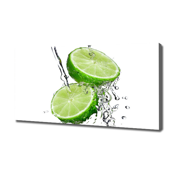 Canvas wall art Lime and water