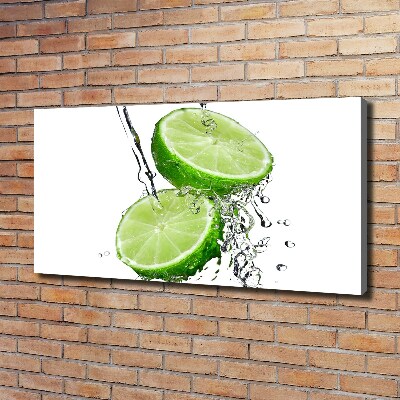 Canvas wall art Lime and water