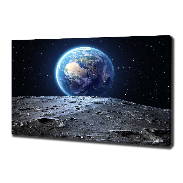 Canvas wall art Planet Earth