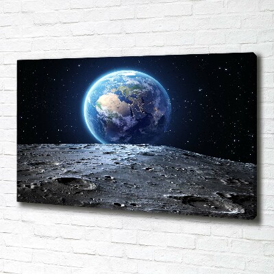 Canvas wall art Planet Earth