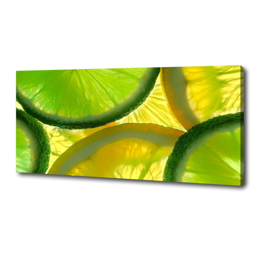 Canvas wall art Lime and lemon