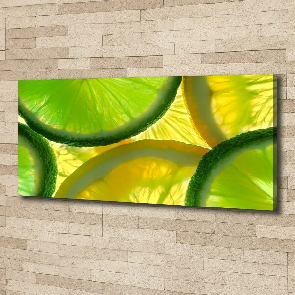 Canvas wall art Lime and lemon