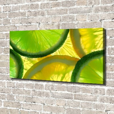 Canvas wall art Lime and lemon