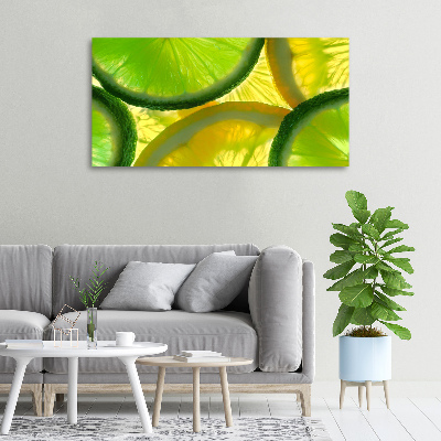 Canvas wall art Lime and lemon