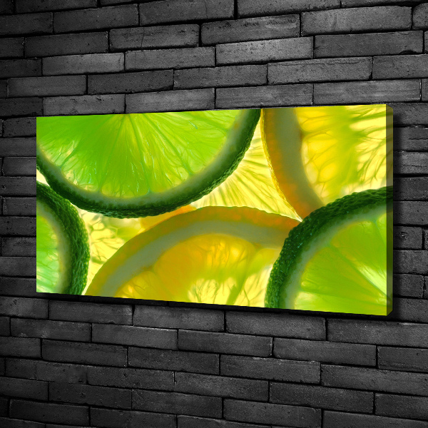 Canvas wall art Lime and lemon